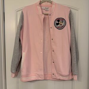 Walt Disney 100 Years Mickey Mouse Club Letterman Fleece Jacket Size Large
